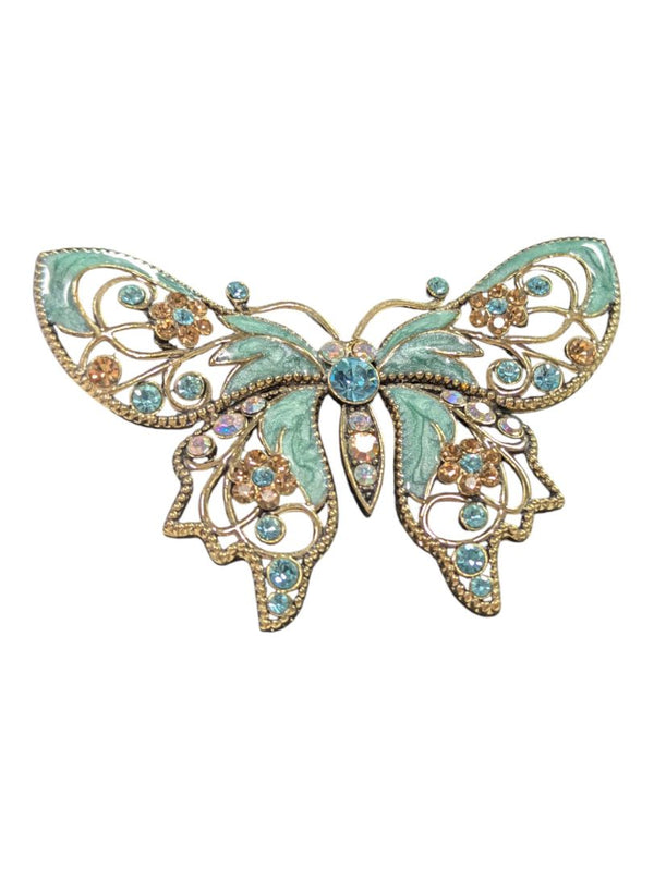 Avon Blue Butterfly Brooch