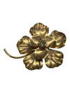 Lot of 4 Gold-toned Brooches