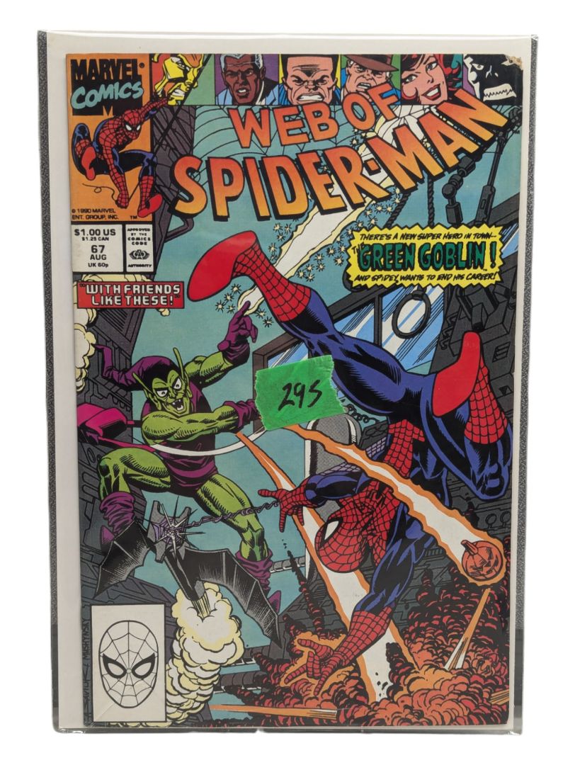Web of Spider-Man #67 Green Goblin (1990)