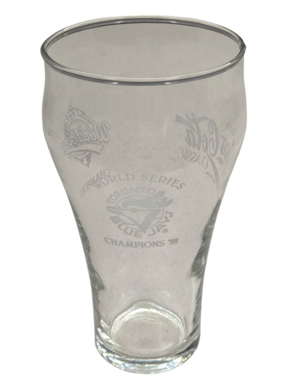 1992 Toronto Blue Jays World Series Champions Coca-Cola Classic Glass