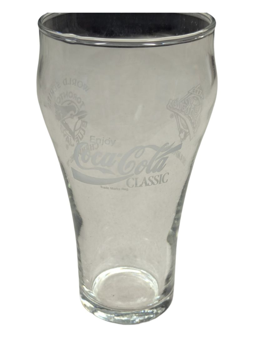 1992 Toronto Blue Jays World Series Champions Coca-Cola Classic Glass