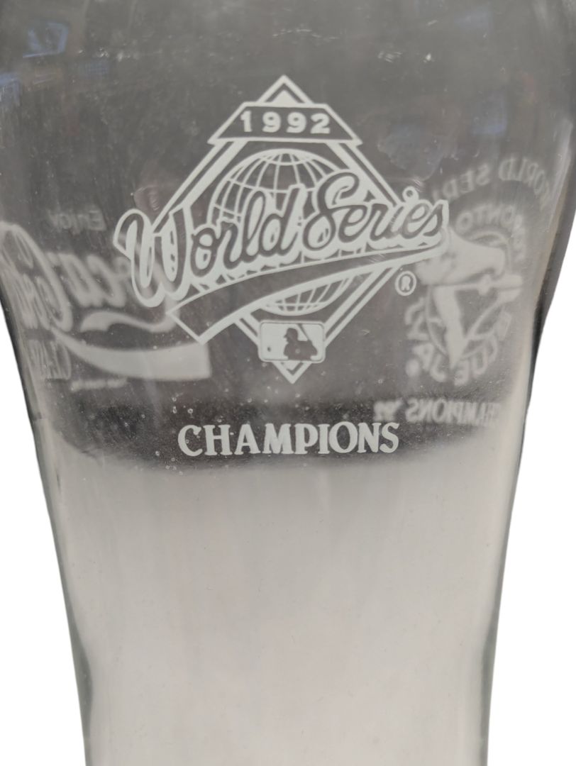 1992 Toronto Blue Jays World Series Champions Coca-Cola Classic Glass