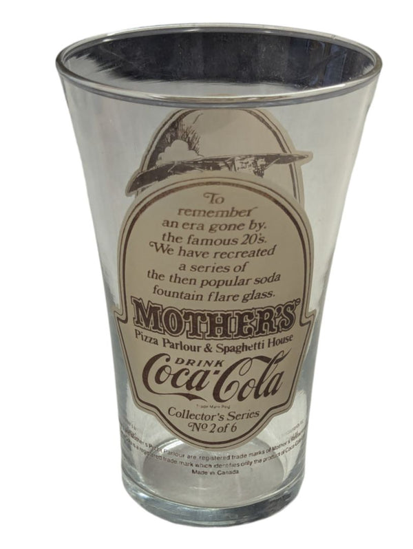 Mother's Pizza Parlour and Spaghetti House Coca-Cola Glass