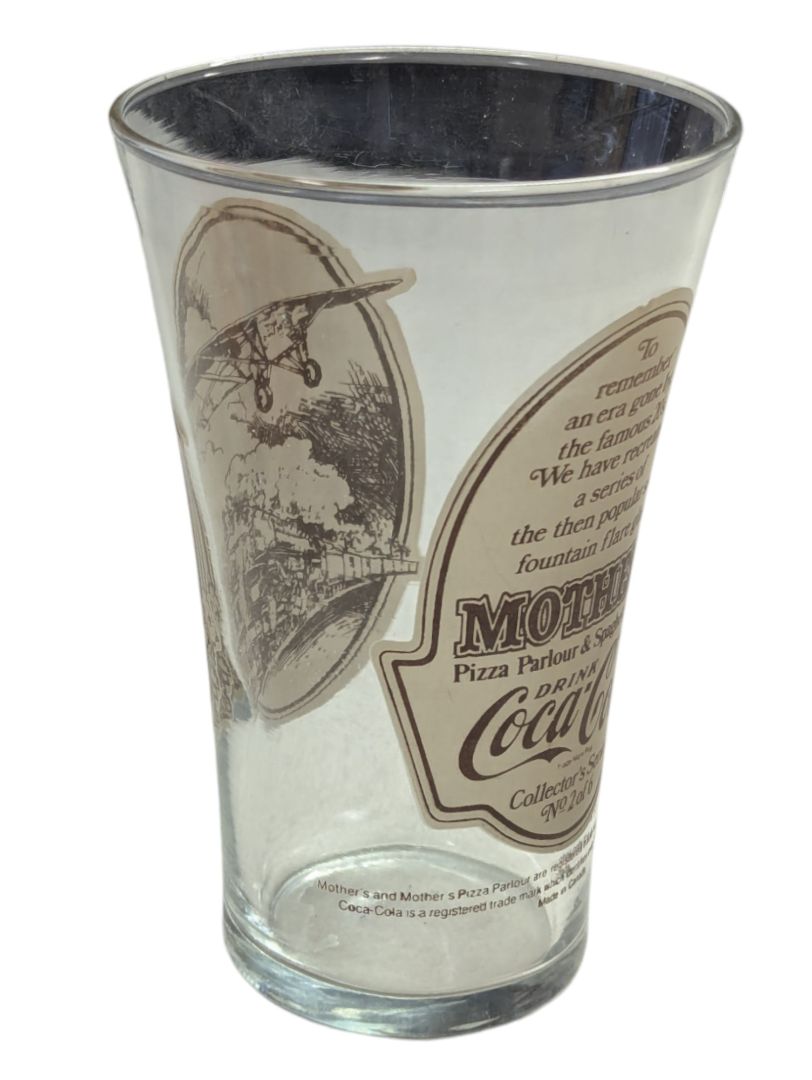 Mother's Pizza Parlour and Spaghetti House Coca-Cola Glass