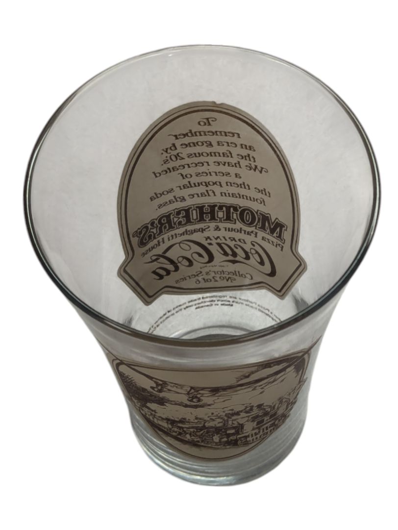 Mother's Pizza Parlour and Spaghetti House Coca-Cola Glass