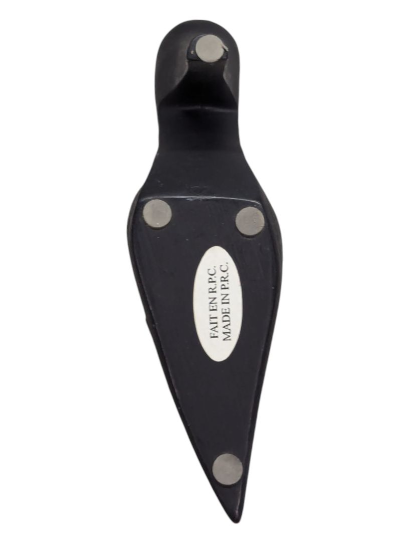 Mini Ceramic Shoe -Black with Pointed Toe