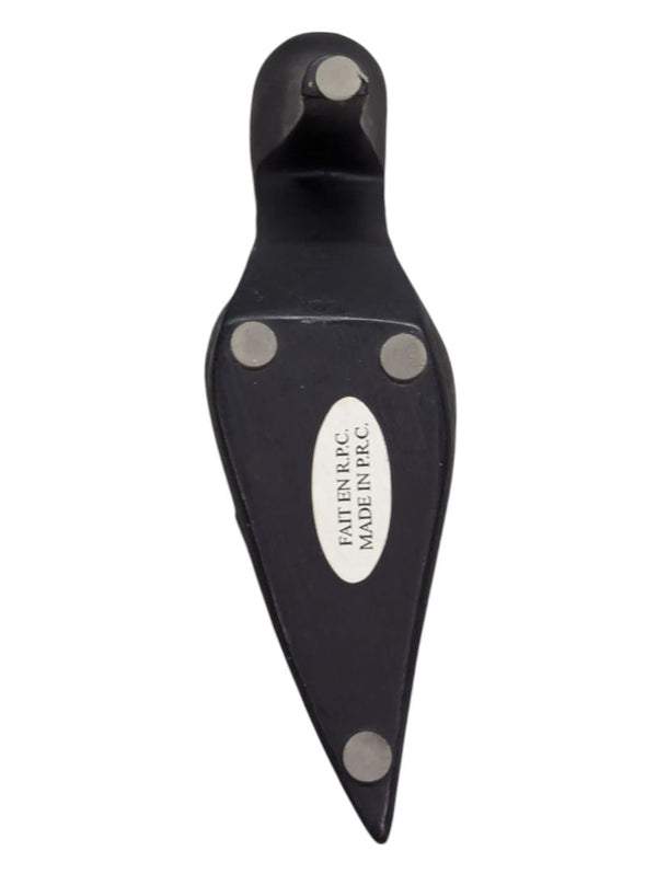 Mini Ceramic Shoe -Black with Pointed Toe