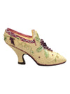 Mini Ceramic Shoe- Cream Shoes with Grapes