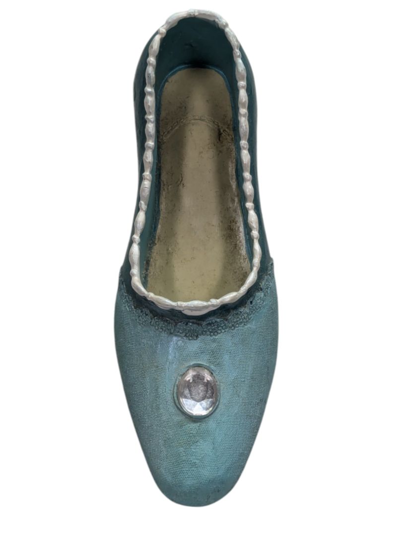 Mini Ceramic Shoe- Blue Cinderalla