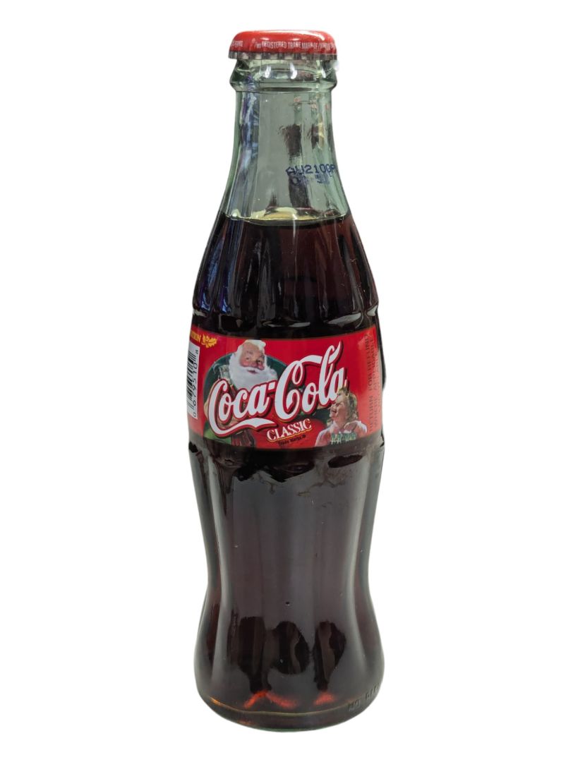 Lot of 5 Classic Chirstmas Coca-Cola bottles