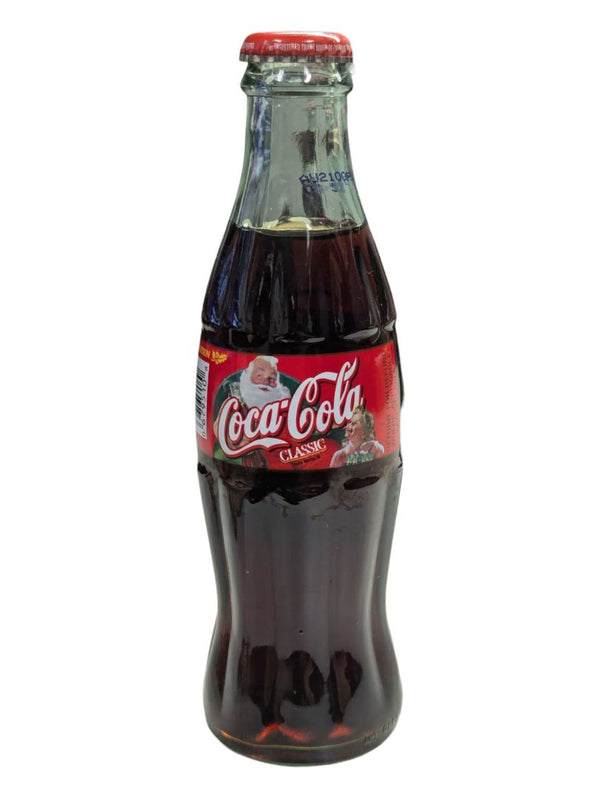Lot of 5 Classic Chirstmas Coca-Cola bottles