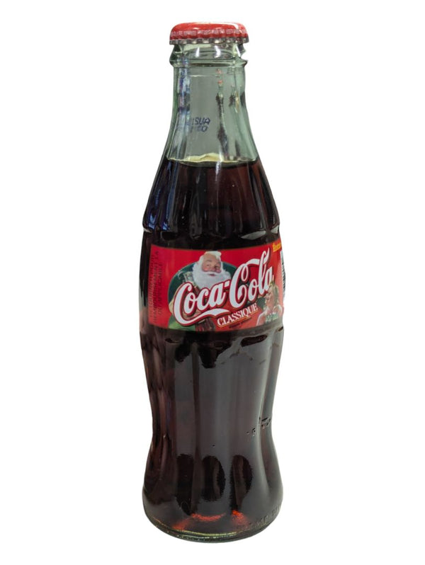 Lot of 5 Classic Chirstmas Coca-Cola bottles