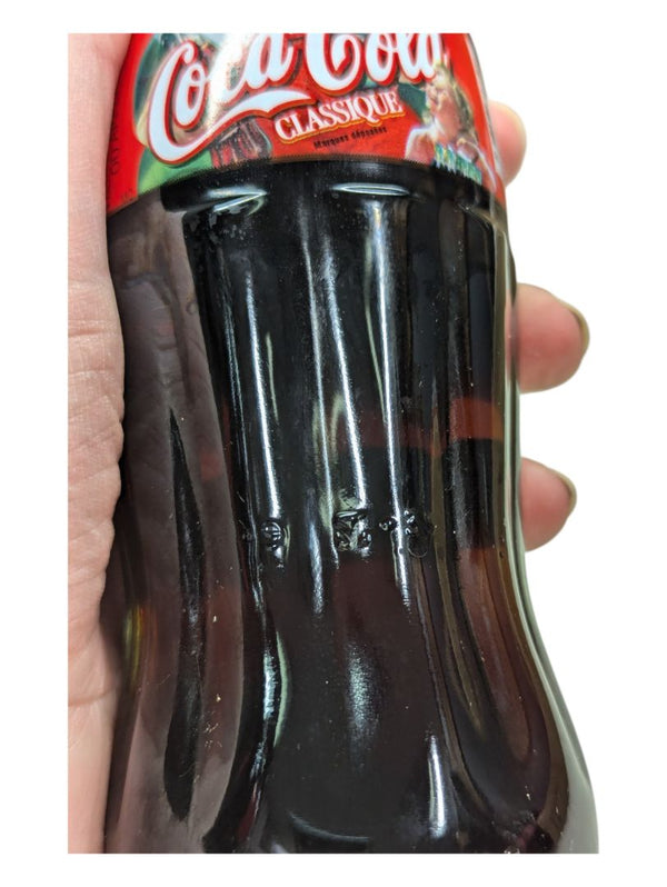 Lot of 5 Classic Chirstmas Coca-Cola bottles