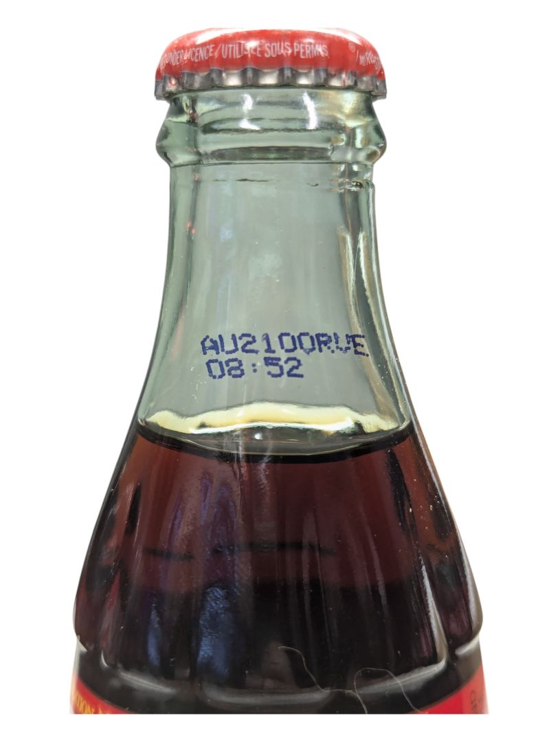 Lot of 5 Classic Chirstmas Coca-Cola bottles
