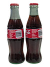 Pair of Classic Coca-Cola Racing Family 1999 Bottles