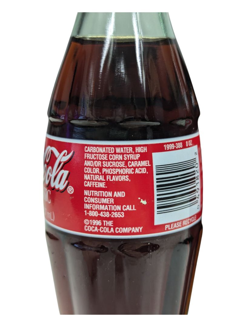 Pair of Classic Coca-Cola Racing Family 1999 Bottles