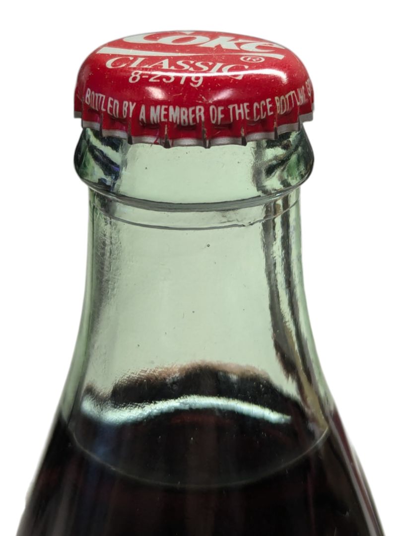 Pair of Classic Coca-Cola Racing Family 1999 Bottles