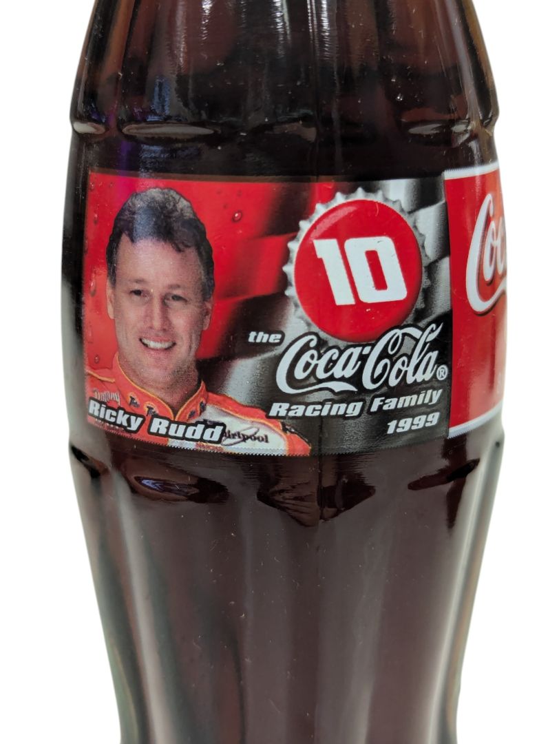 Pair of Classic Coca-Cola Racing Family 1999 Bottles