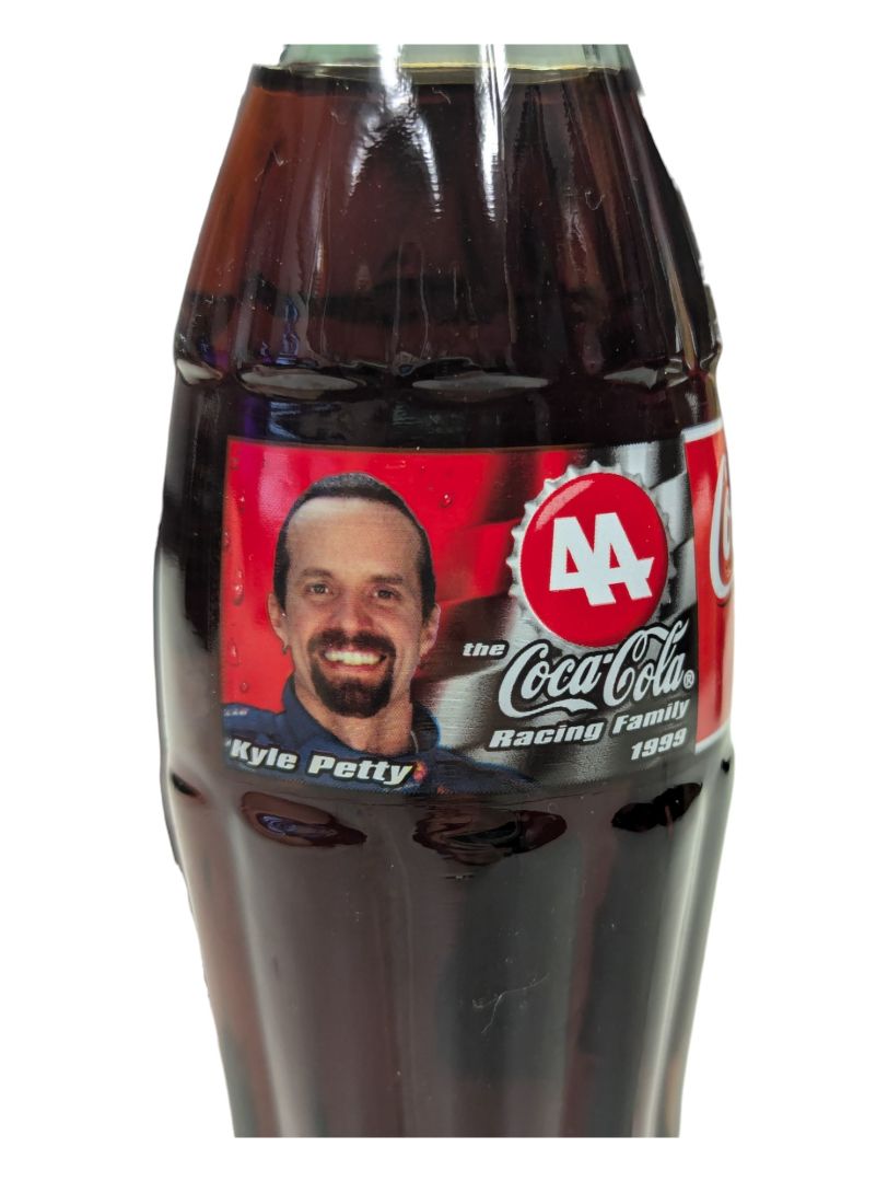 Pair of Classic Coca-Cola Racing Family 1999 Bottles