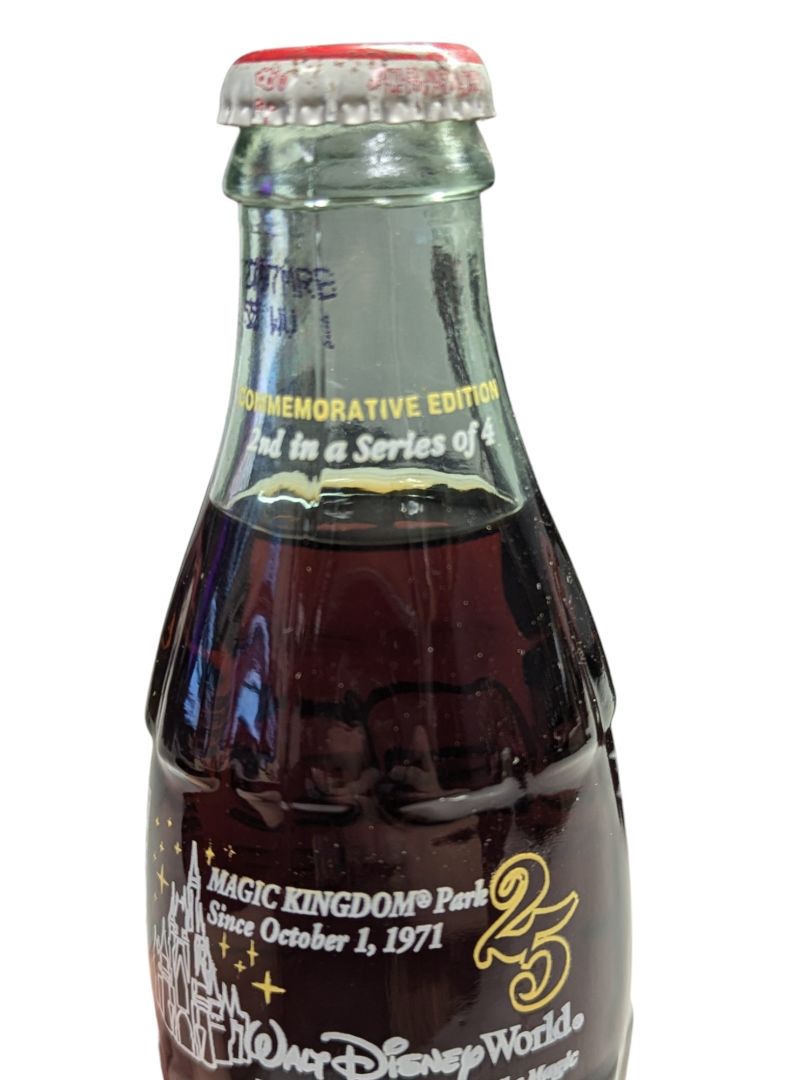 Lot of 6 Classic Maigc Kingdom Coca-Cola Bottles