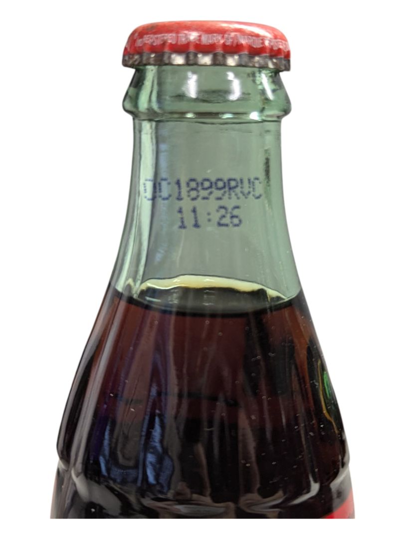 Lot of 5 Classic Maple Leaf Gardens Coca-Cola Bottles