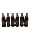 Lot of 6 Classic Coca-Cola Bottles