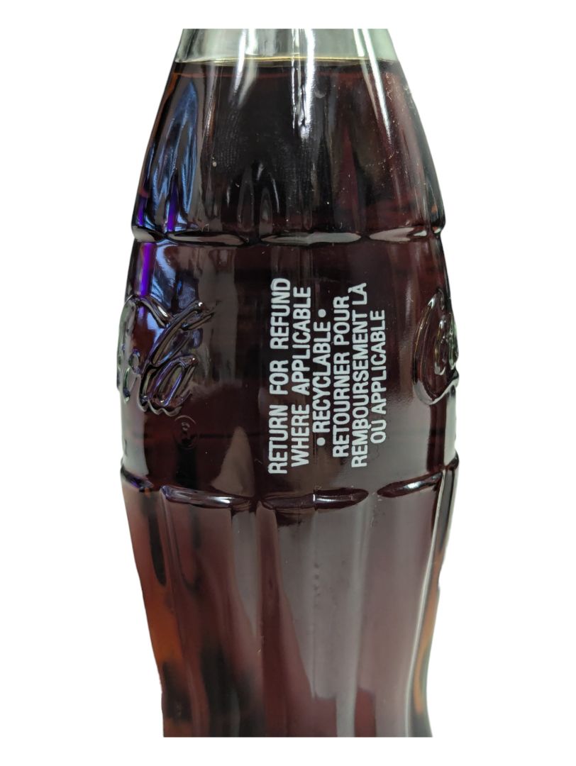 Lot of 3 Classic Coca-Cola Bottles