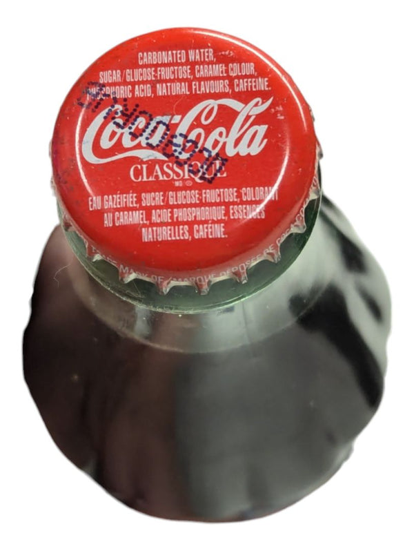 Lot of 6 Classic NHL All-Star Coca-Cola Bottles