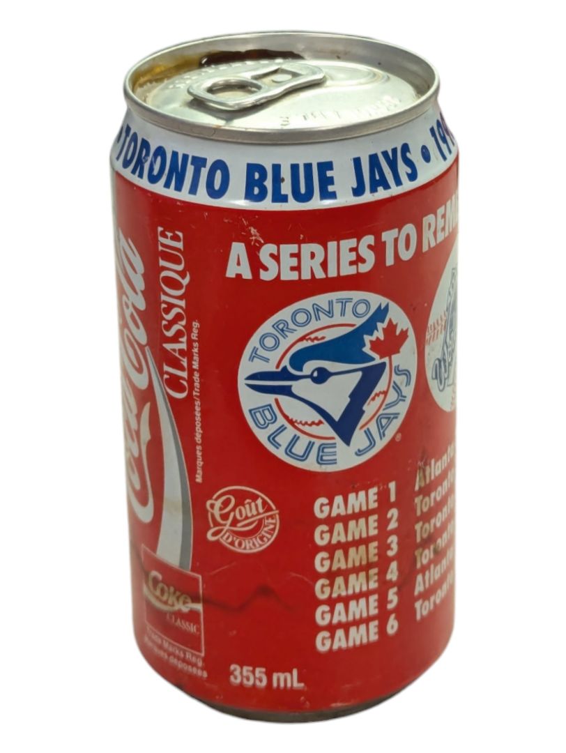 Classic Toronto Blue Jays Coca-Cola Can
