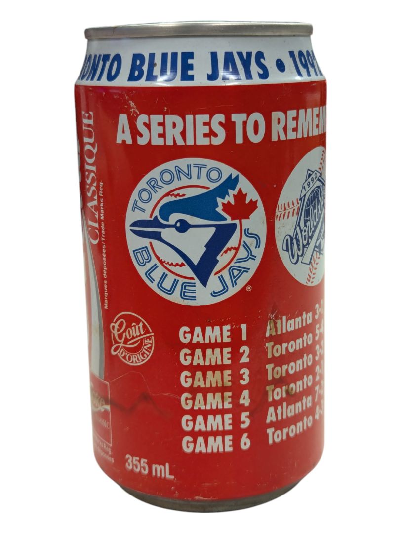 Classic Toronto Blue Jays Coca-Cola Can