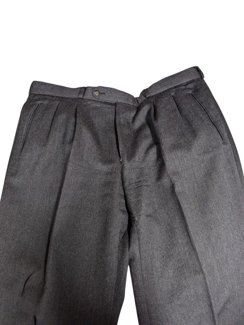 Charcoal Grey Hugo Boss Formal Pants