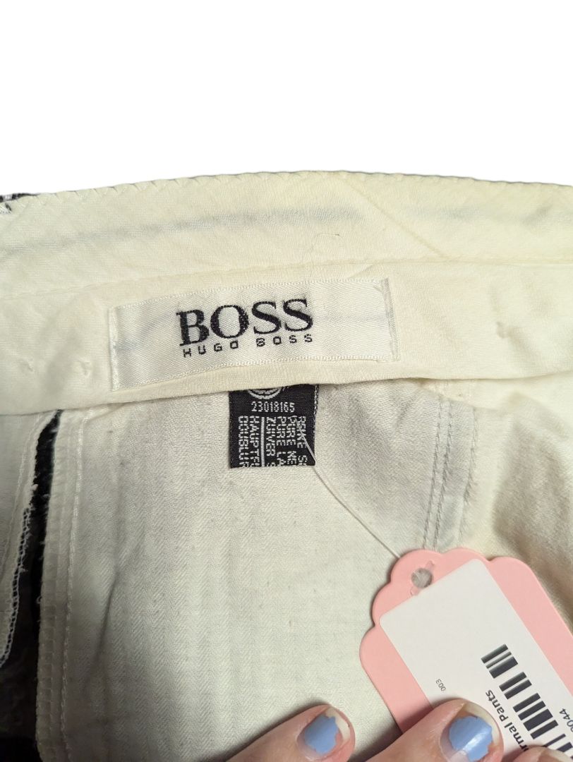 Charcoal Grey Hugo Boss Formal Pants