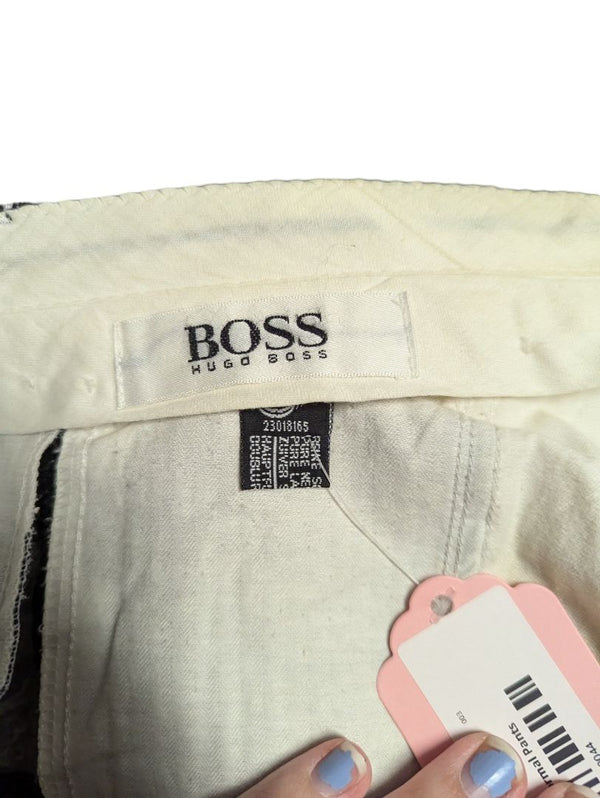 Charcoal Grey Hugo Boss Formal Pants