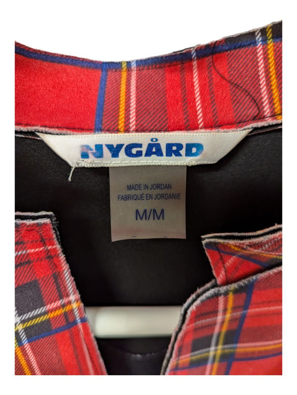 Red Plaid & Black Nygard Blazer, M