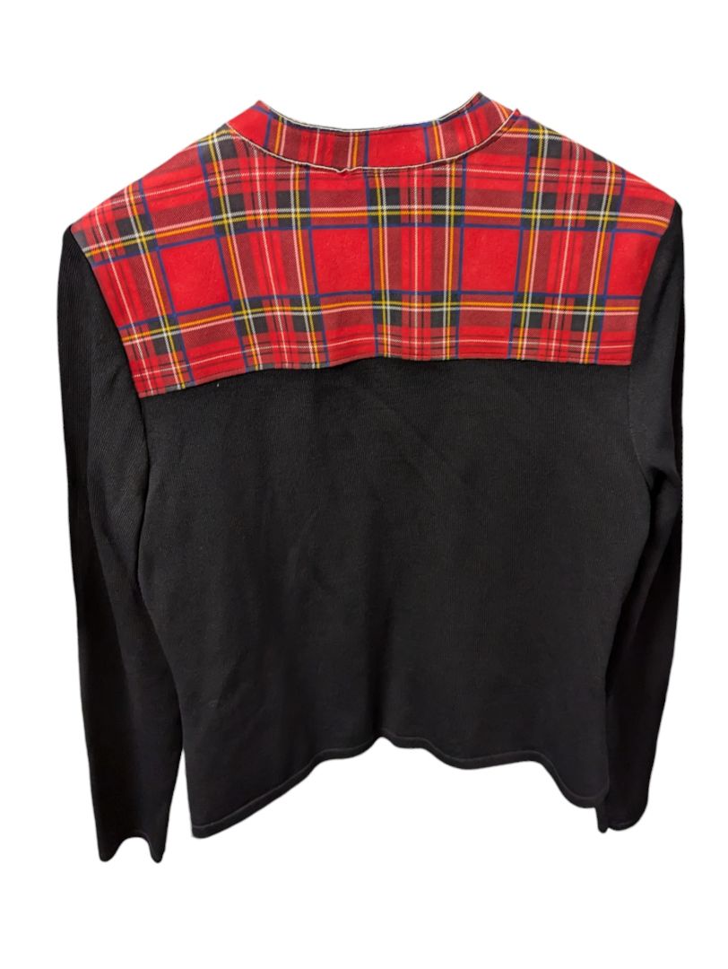 Red Plaid & Black Nygard Blazer, M