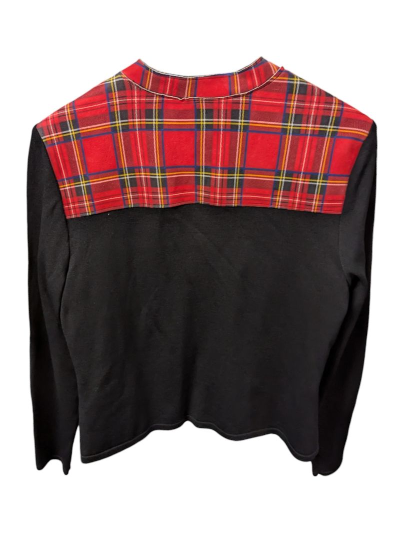 Red Plaid & Black Nygard Blazer, M