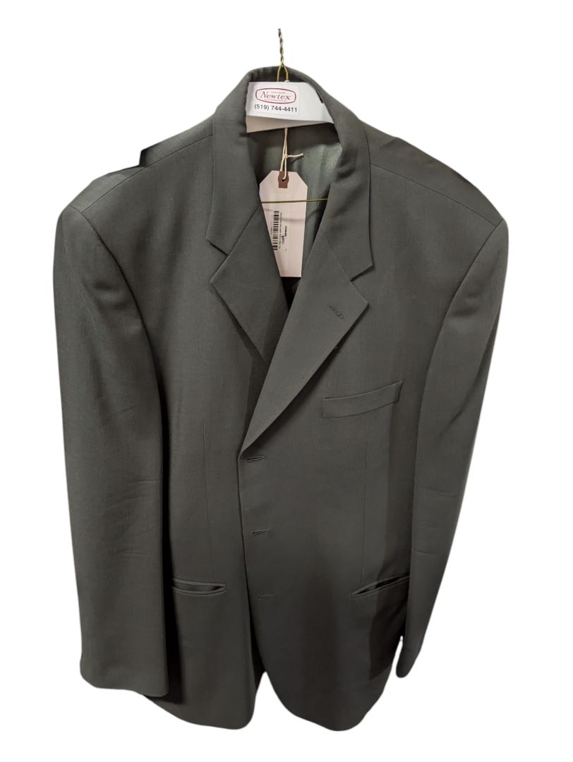 Dark Green Stars Suit Set with Perry Ellis Tie