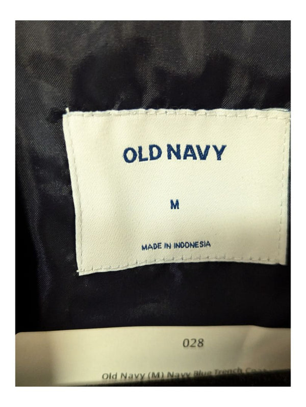 Old Navy (M) Navy Blue Trench Coat