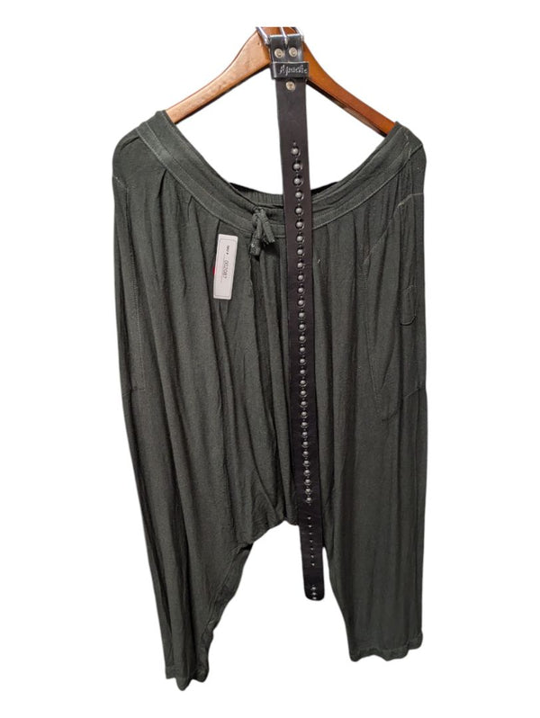 Green Skirt & Black Belt