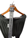 Green Skirt & Black Belt