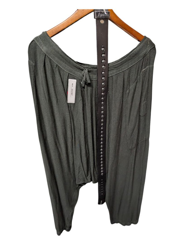 Green Skirt & Black Belt