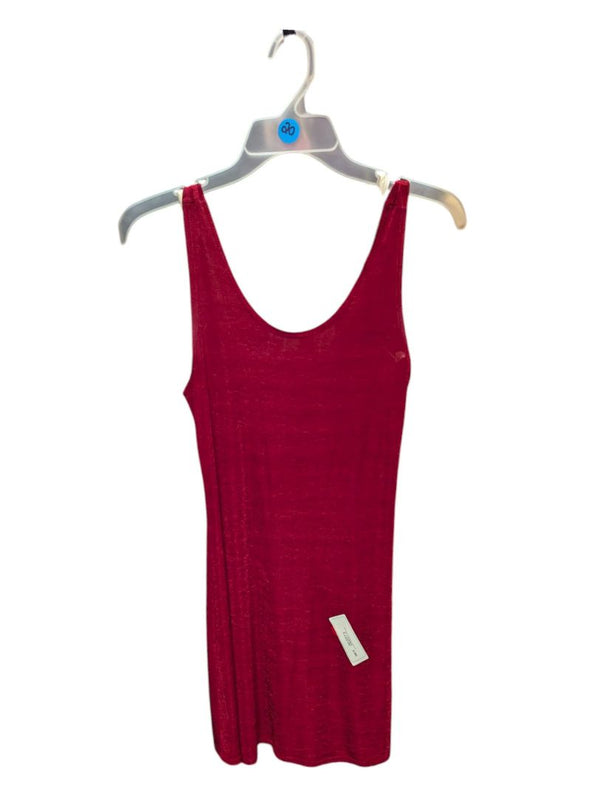 Red Dress w/ Pink Corset Insert