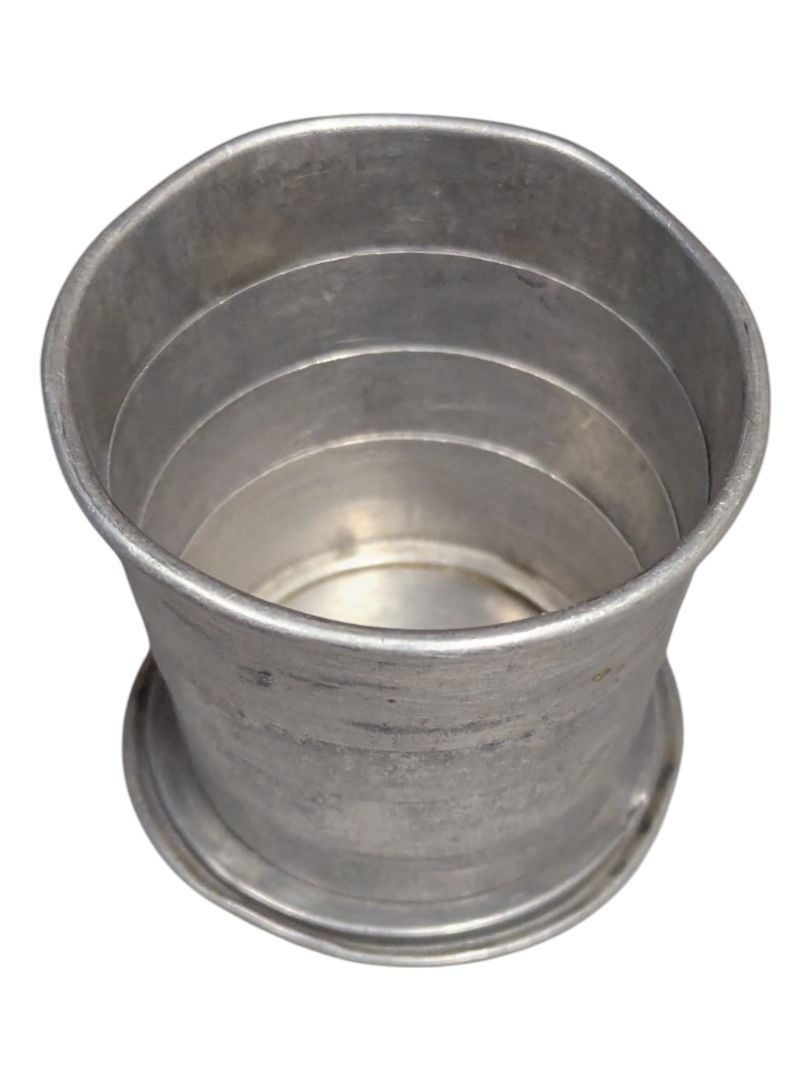 Vintage Aluminum Collapsible Cup