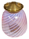 Antique Victorian Swirl Oil Lamp