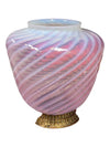 Antique Victorian Swirl Oil Lamp