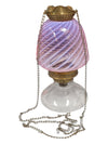 Antique Victorian Swirl Oil Lamp