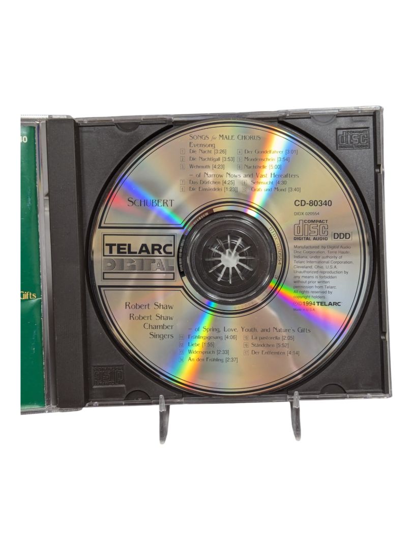 Schubert Songs for Male Chorus