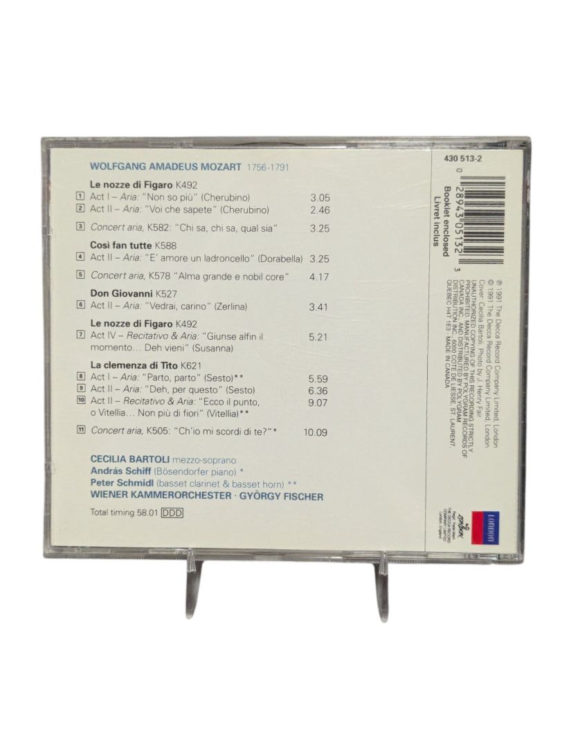 Mozart Arias Cecilia Bartoli disc