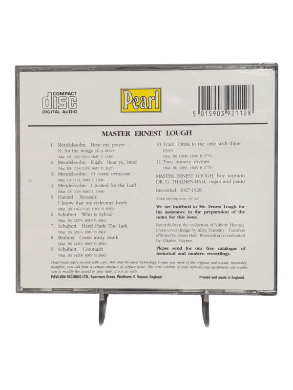 Master Ernest Lough Boy Soprano disc