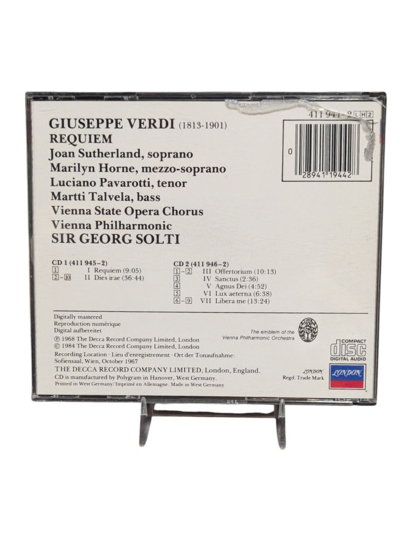 Verdi Requiem disc (2)